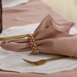 סט חבקי מפיות פנינים